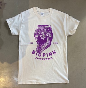 BIGPINK オリジナル　dino T shirt　purple