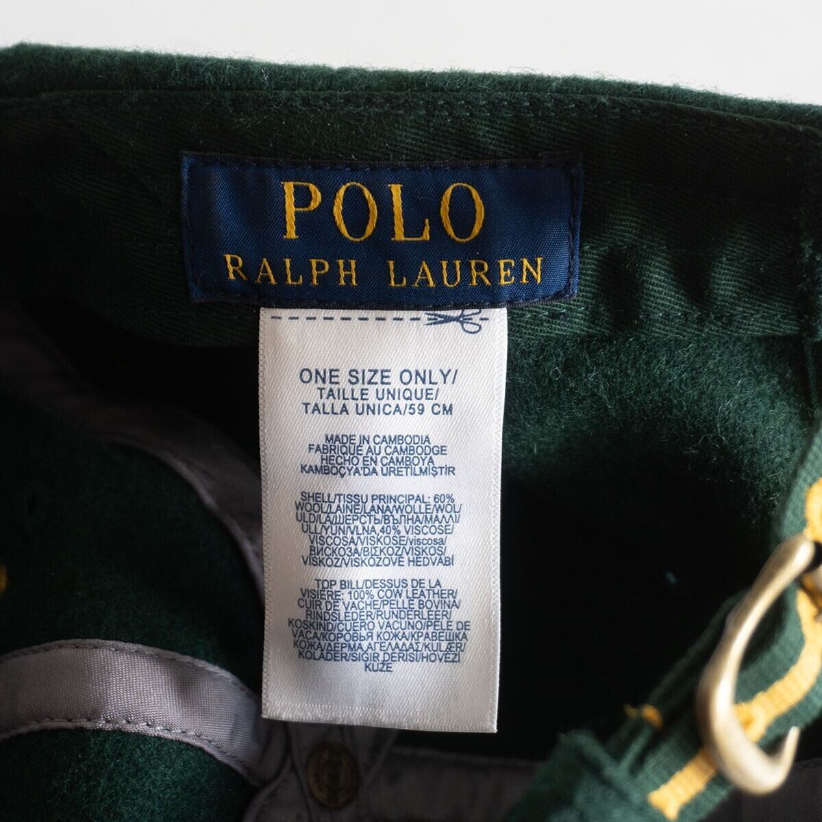 希少】POLO RALPH LAUREN【RL TIGERS CAP】とら タイガー キャップ