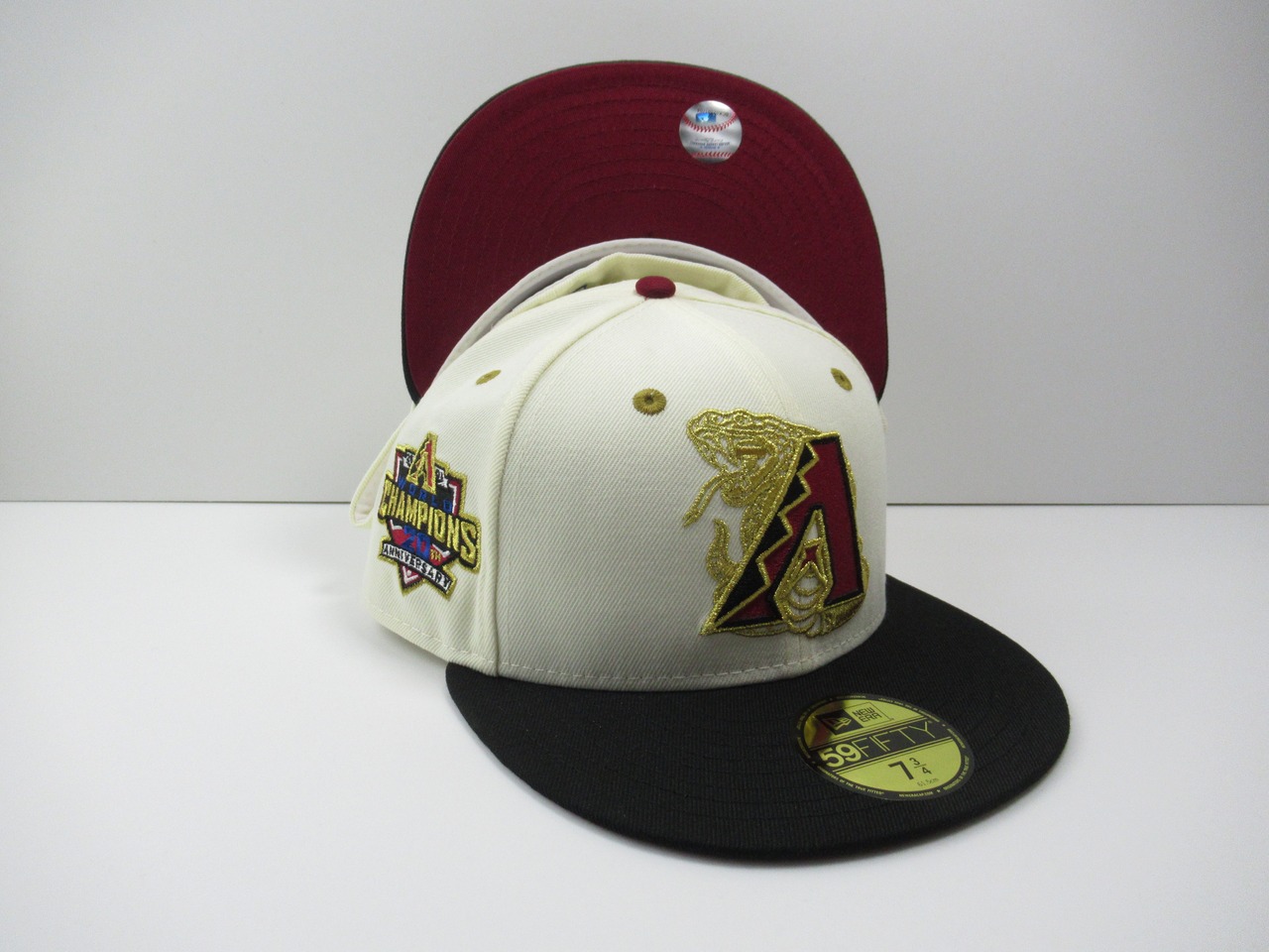 Exclusive NEW ERA 59fifty Arizona Diamond backs　アリゾナ・ダイヤモンドバックス　Chrome×Black