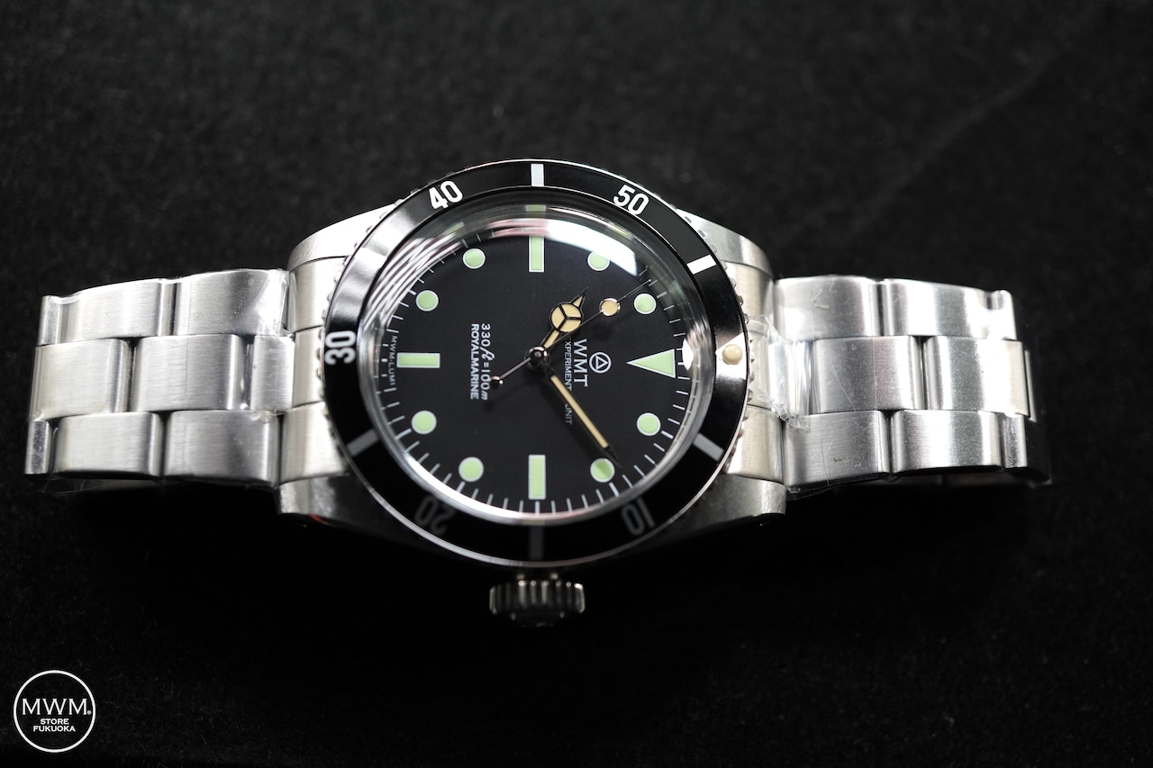WMT Sea Diver Green Lume with Bracelet by MWM