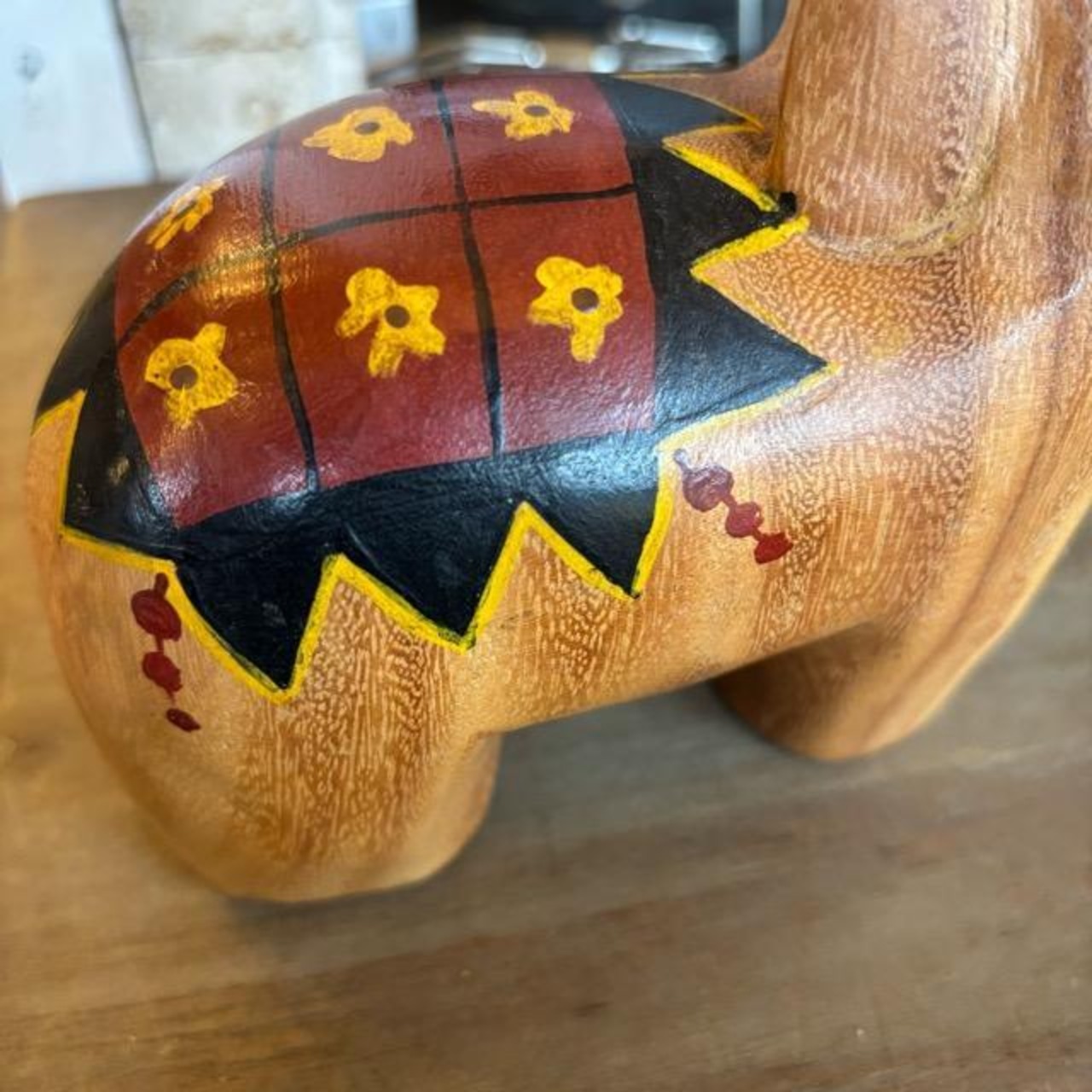 elephant wood object / 象 ぞう ゾウ オブジェ 置物 木製 ナチュラル 動物 かわいい モロッコスタイル インテリア ギフト プレゼント