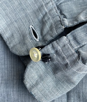 Vintage 50s~60s loop collar shirt -Pennleigh-