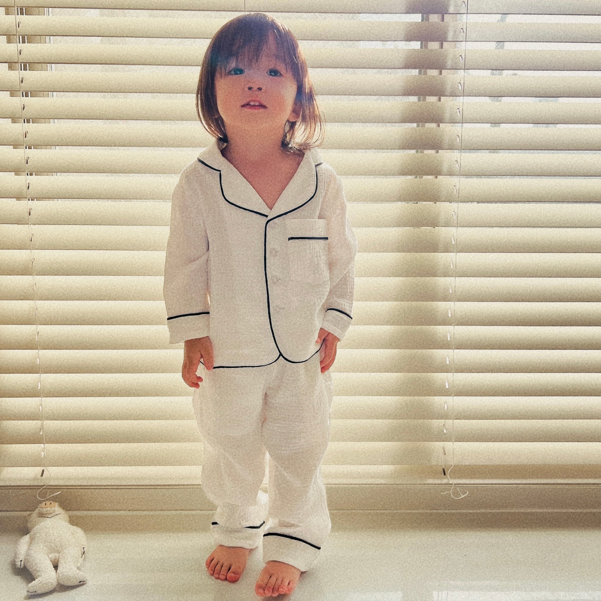 son and daughter セットアップ3Y son and daughter】SILA LINEN SETS-3y / 4y | Queue Mgnonne