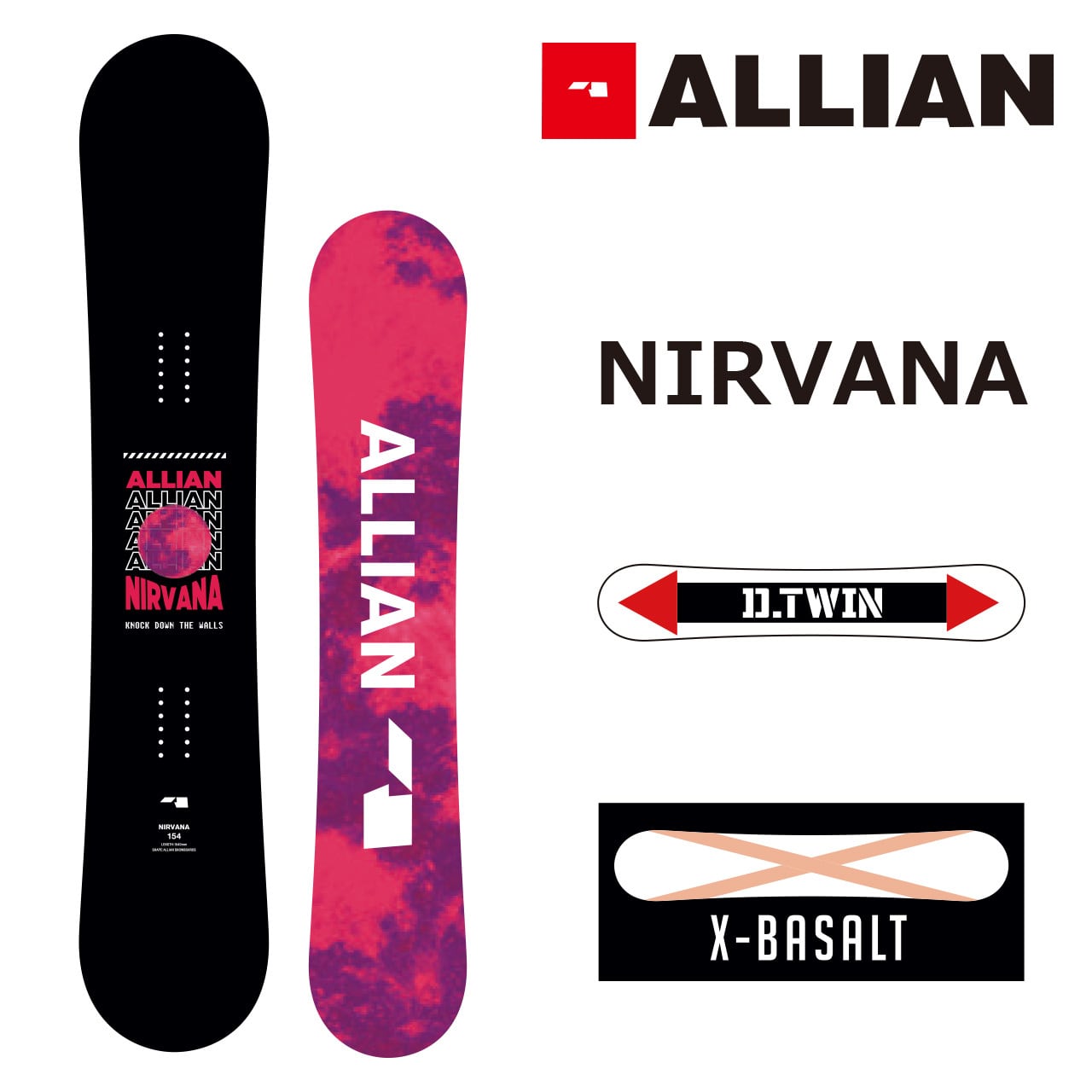 23-24年モデル . ALLIAN .『 NIRVANA 』. アライアン . ニルバーナ  