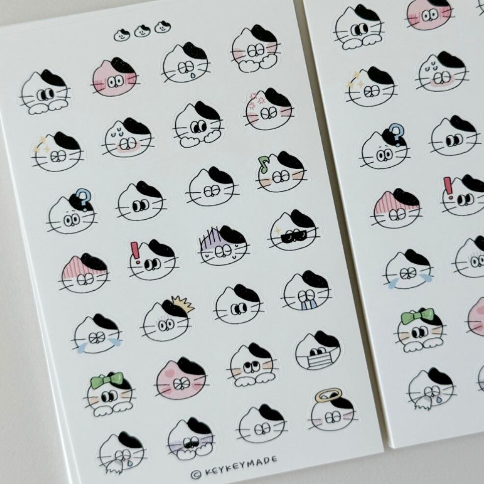 ★予約 KEYKEYMADE 〔sticker -FACE-〕