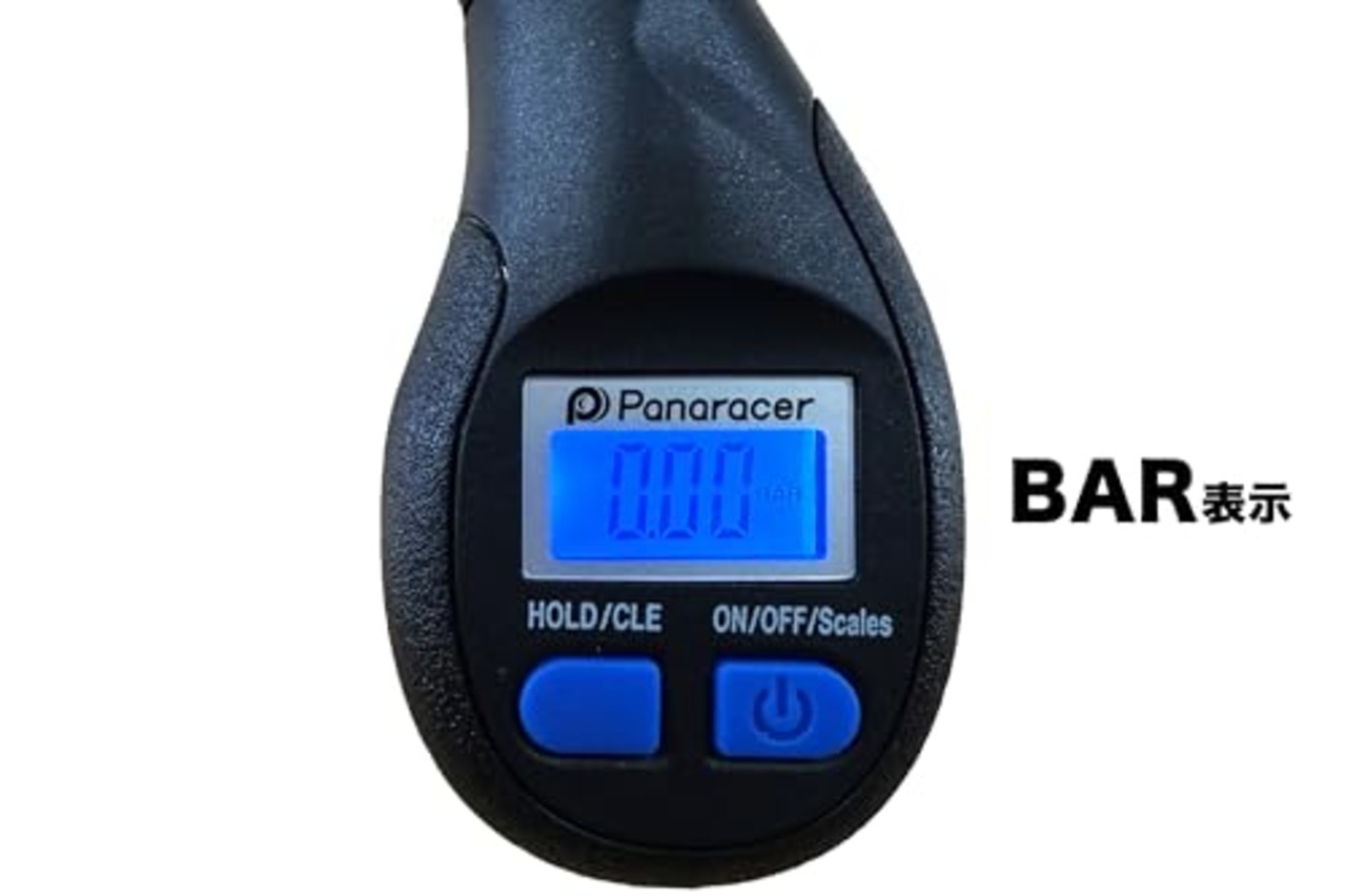 パナレーサー(Panaracer) 用品 空気圧計 デュアルヘッドデジタルゲージ 米式 仏式 バルブ対応 BTG-PDDL2