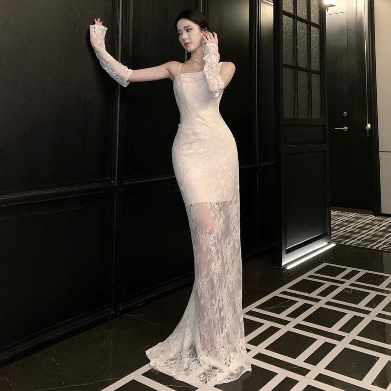 社交ダンスドレス スタンダードドレス⭐️ホワイト&ブラックフェザー