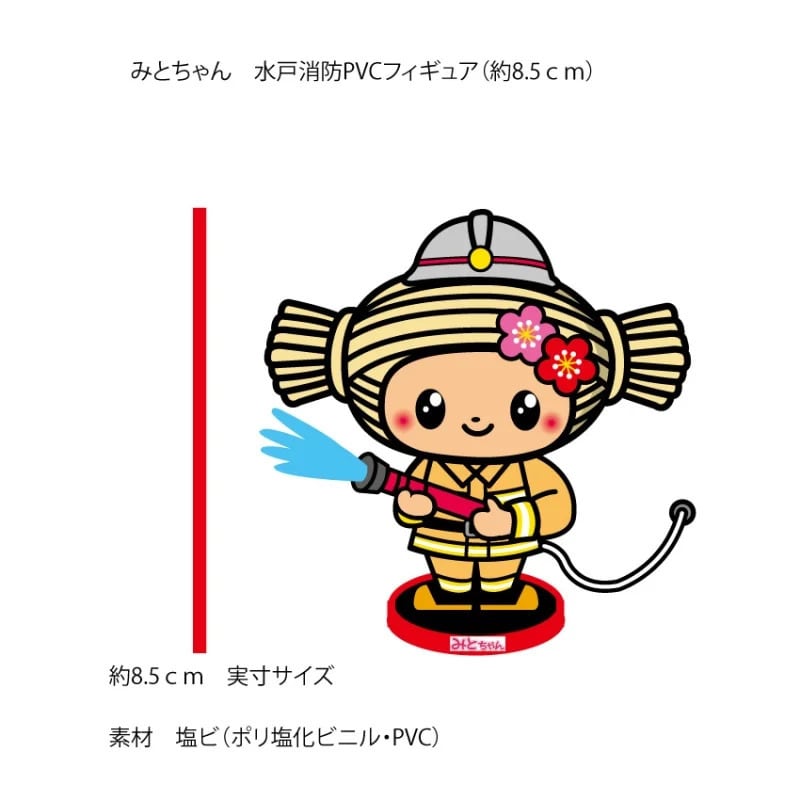 ACTCAR 限定生産 水戸市マスコットキャラクター「みとちゃん」 消防士