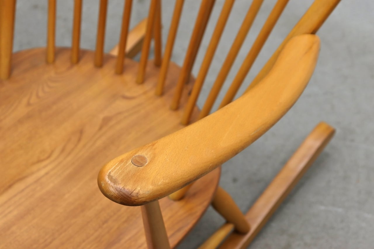 英国 イギリス ERCOL アーコール フープバック ロッキングチェア