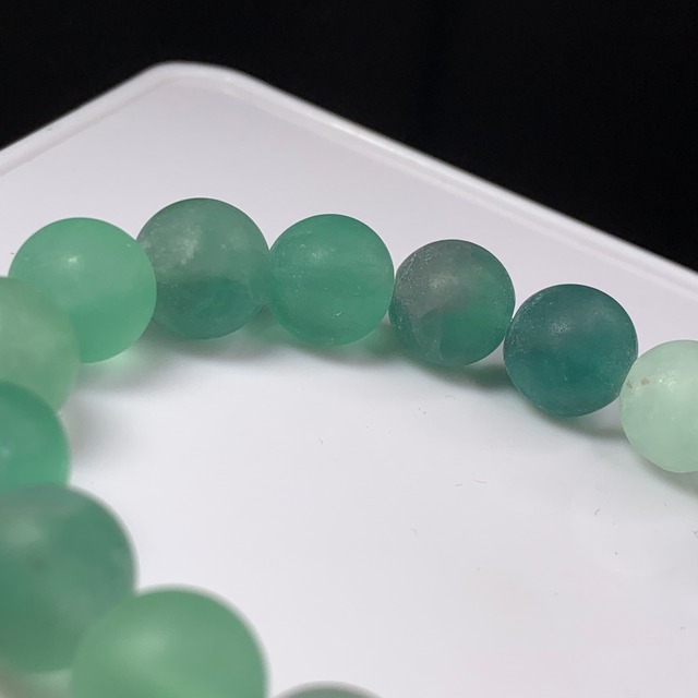 フロストフローライト・グリーンブレスレット