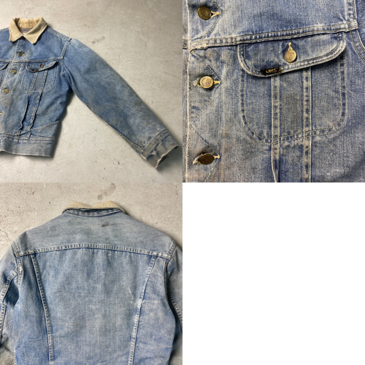 70年代 Lee STORM RIDER リー 101-LJ デニムジャケット 38 REGULAR 