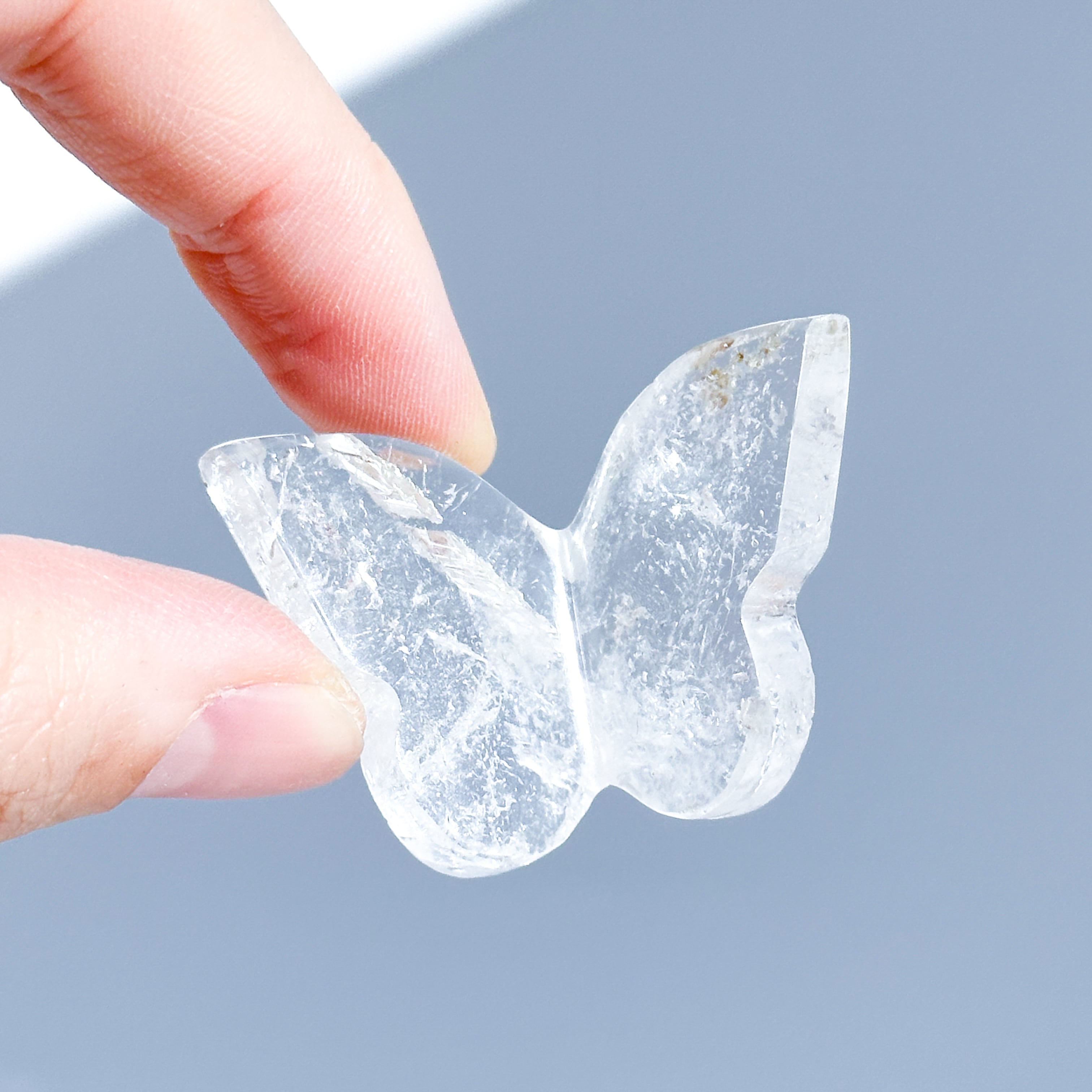 クリアクォーツ 3D蝶 04◇ Clear Quartz Butterfly ◇天然石・鉱物