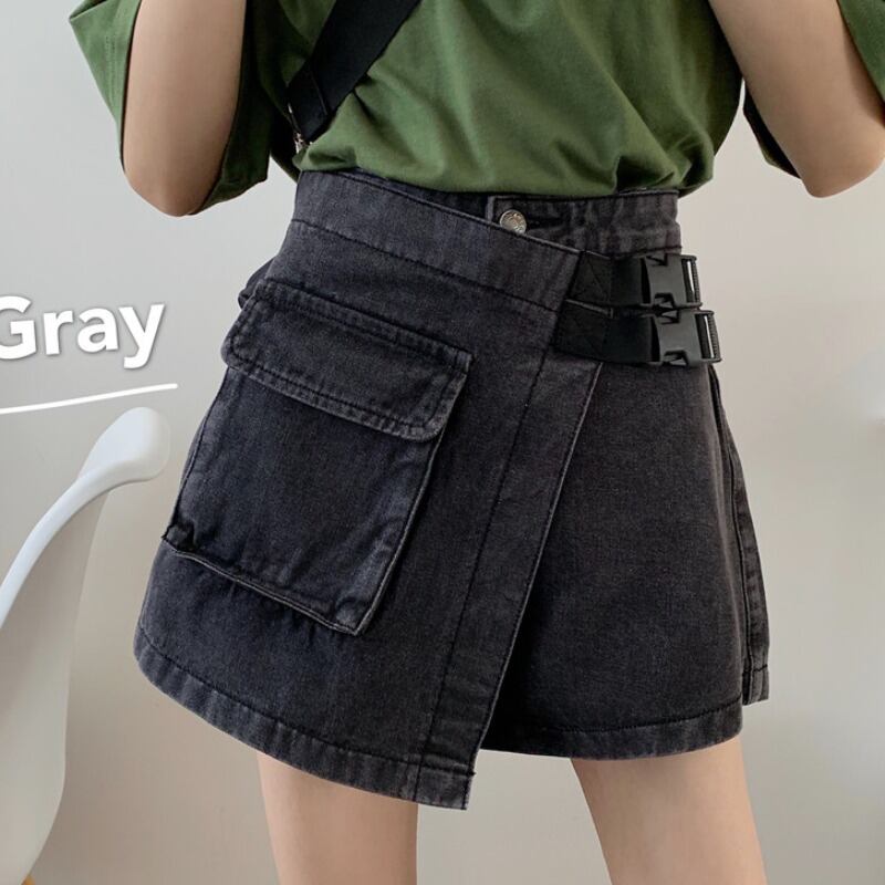 ウエストスリムデニムショーツオールマッチスカートパンツサマーバージョン2020ニューレディースデザインセンスニッチな凹凸 1号婦人51880983032