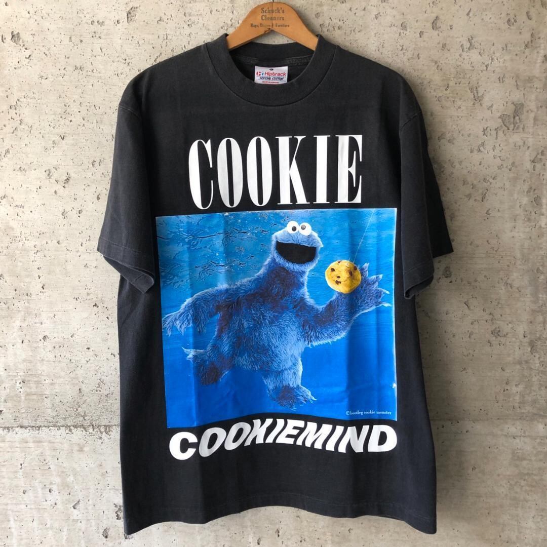 TH34 Tシャツ Nirvana ネバーマインド パロディ クッキーモンスター