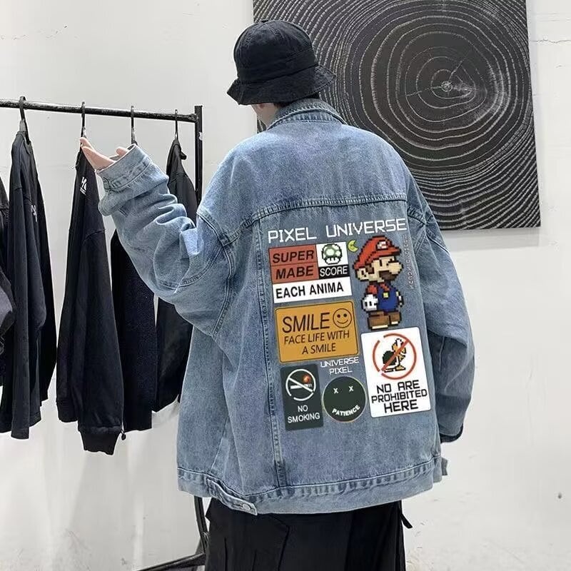 絶対欲しい 元気いっぱい 好感度UP 全2色 デニム ジャケット<ins
