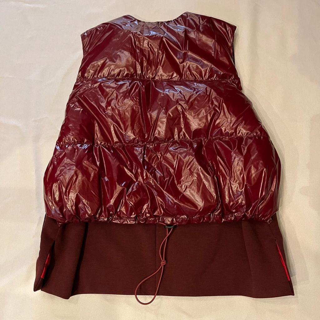 TOGA VIRILIS トーガビリリース 23AW Coating Taffeta Vest Sample