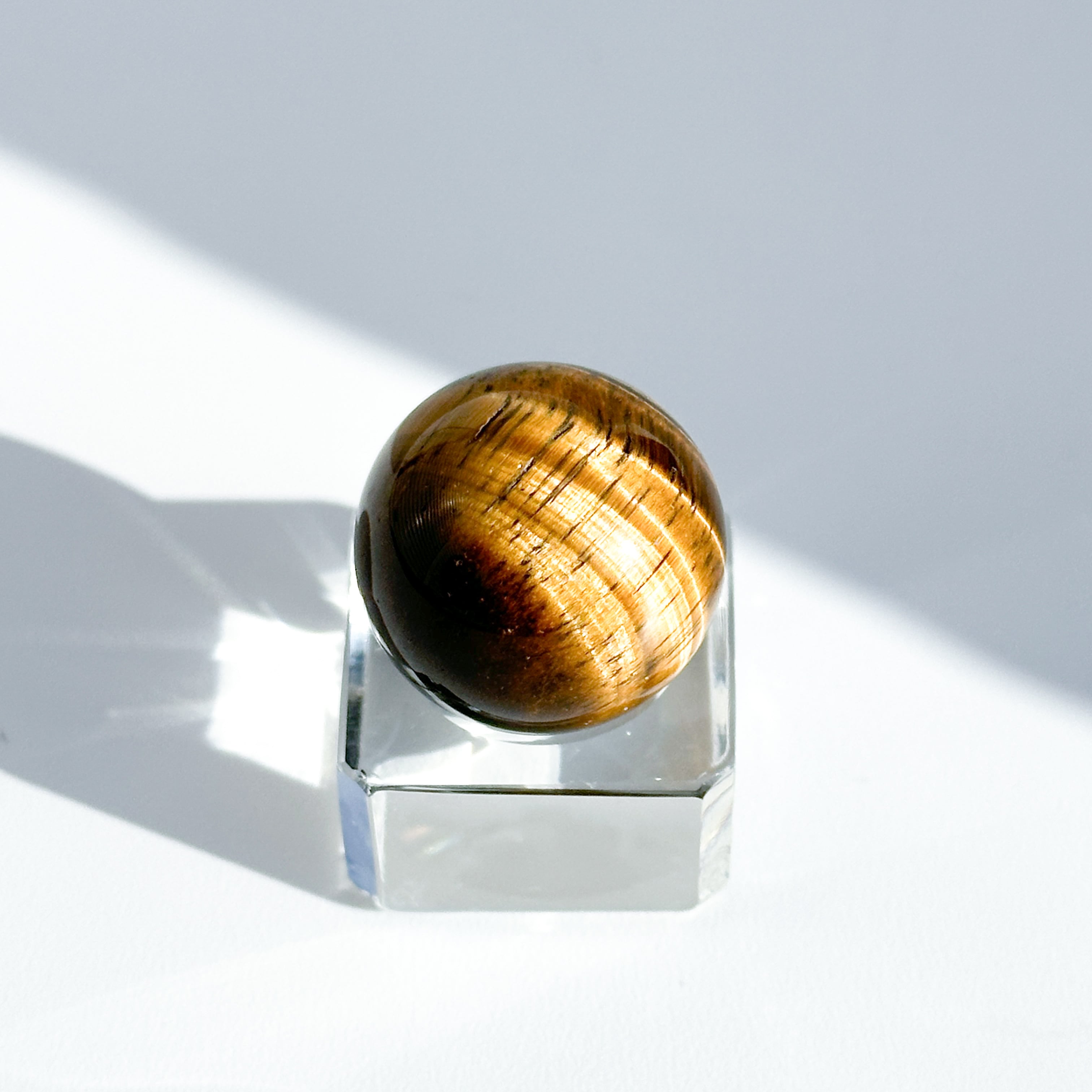 タイガーアイ スフィア(丸玉)41◇ Tiger's eye ◇天然石・鉱物・パワーストーン