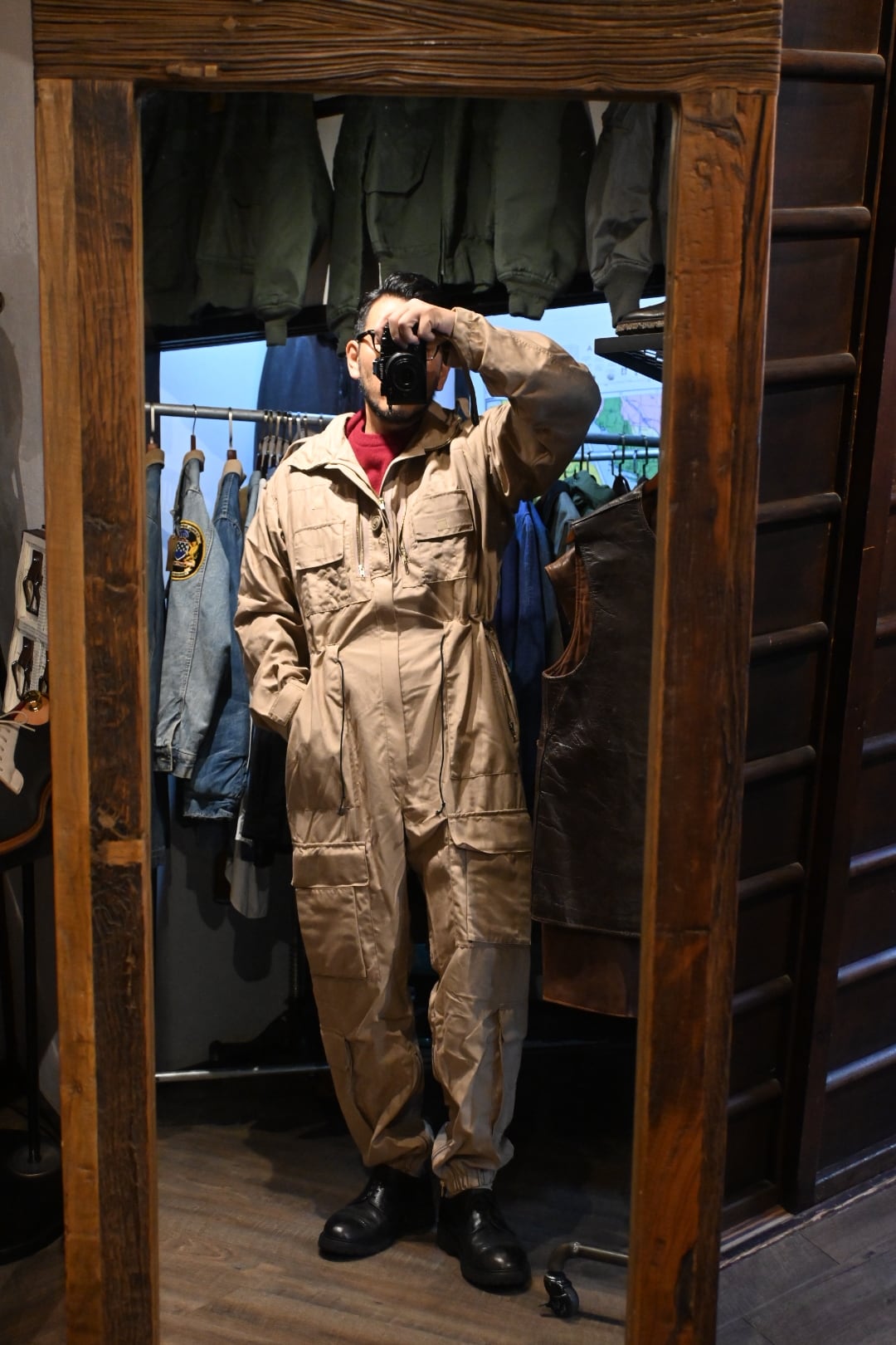 Vintage British Army AFV Coverall Beige 263 | 【OWN KYOTO】vintage