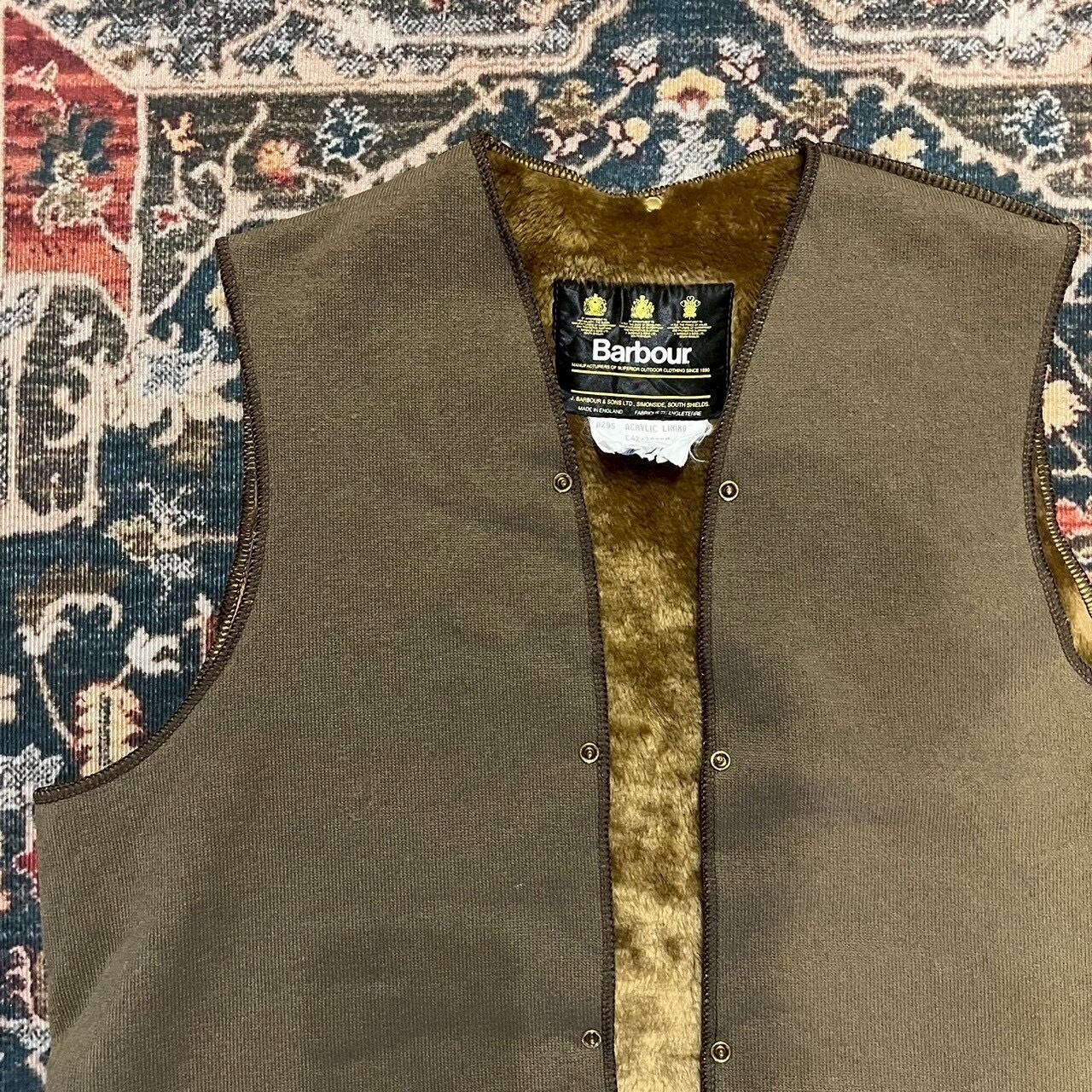 90s Barbour Liner Vest バブアー ライナーベスト ヴィンテージ 英国