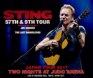 NEW STING TWO NIGHTS AT JUDO ARENA: 57th & 9th JAPAN TOUR 2017  4CDR  Free Shipping
