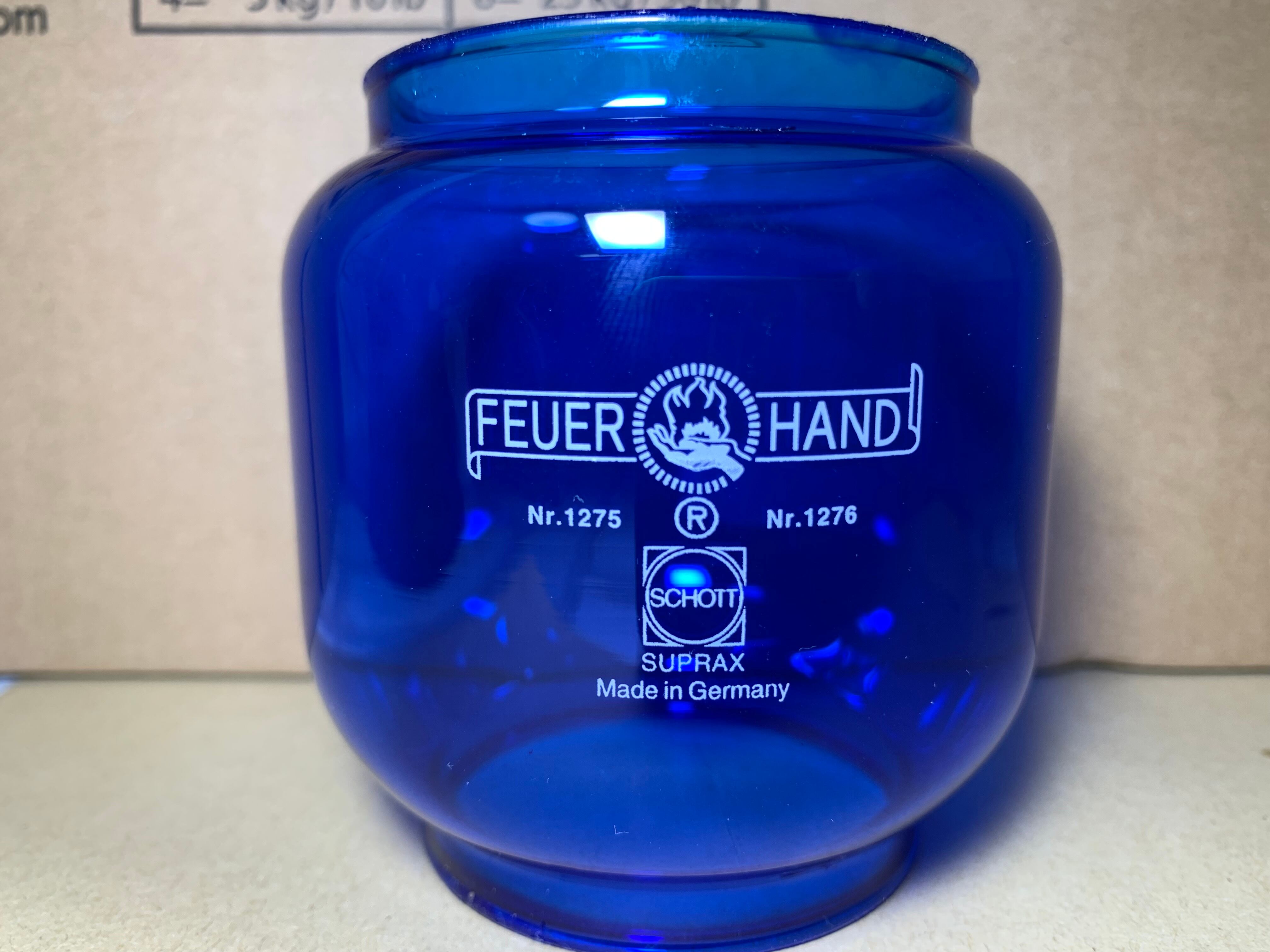 ブルー feuerhand 275 276 BAT158 159 ホヤ グローブ | Oldman's lantern