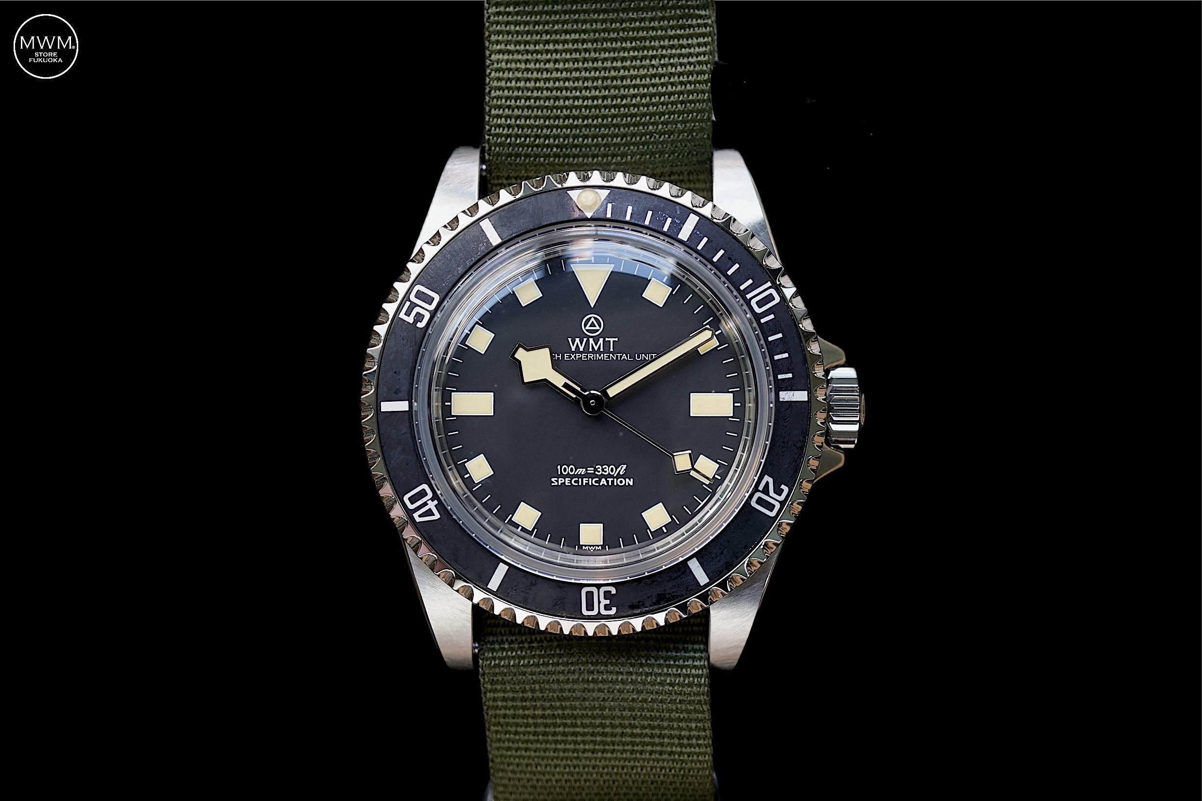 WMT WATCHES Royal Marine – Ocean Noir / Aged Bezel by MWM | MWM 
