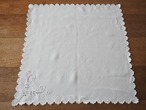 リネンナプキン　イニシャルとハート型刺繍（2） 画像6