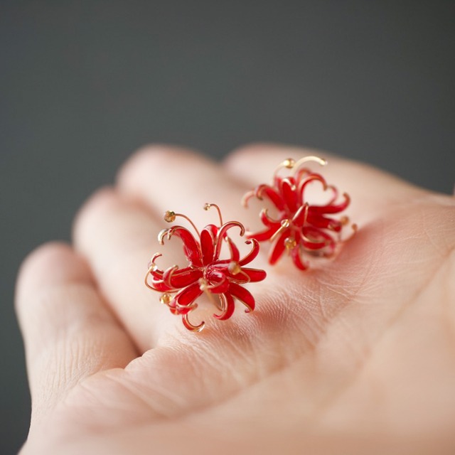 彼岸花 －Spider lily－ | ピアス / イヤリング