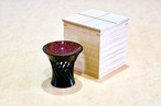 彩輝光酒器NO3「紅:deep red」