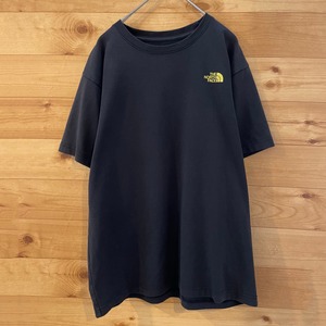 【THE NORTH FACE】ボックスロゴ Tシャツ バックプリント ノースフェイス US古着