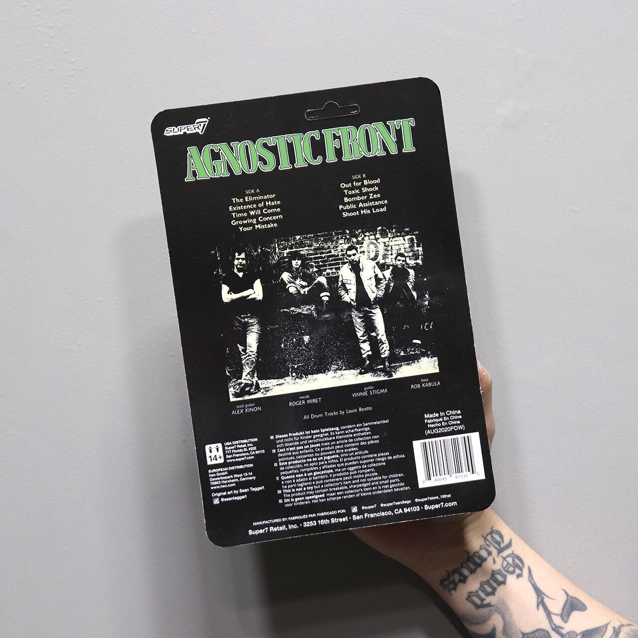 Super7 (スーパーセブン) Agnostic Front ReAction Figure Eliminator