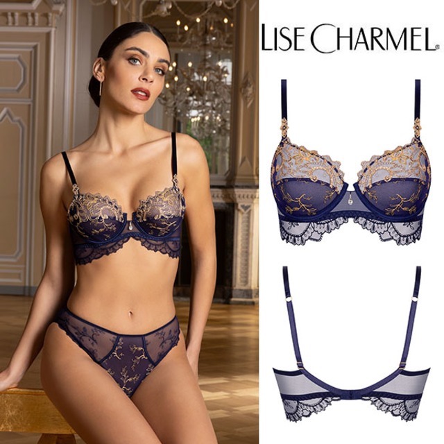 [M25mo] フルカップブラ(D,E) 品番ACM6025 ※大きめ注意 【LISE CHARMEL】【リズシャルメル】【インポートランジェリー】