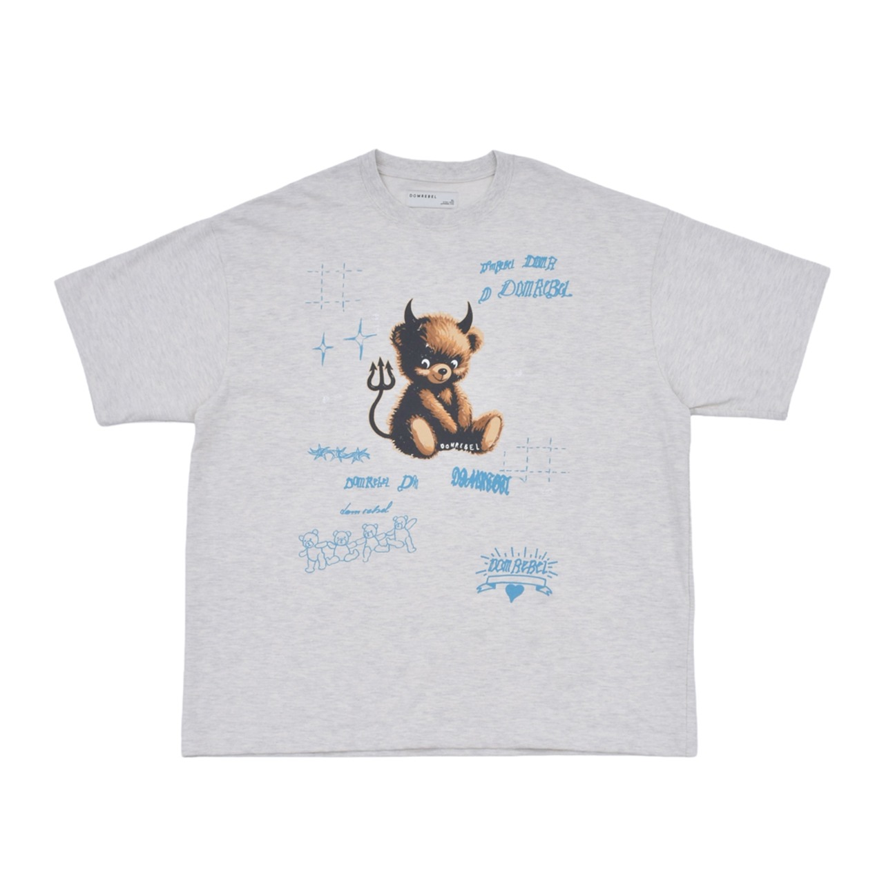 【DOMREBEL】LIL DEV - T-SHIRT FADED BLACK - 1