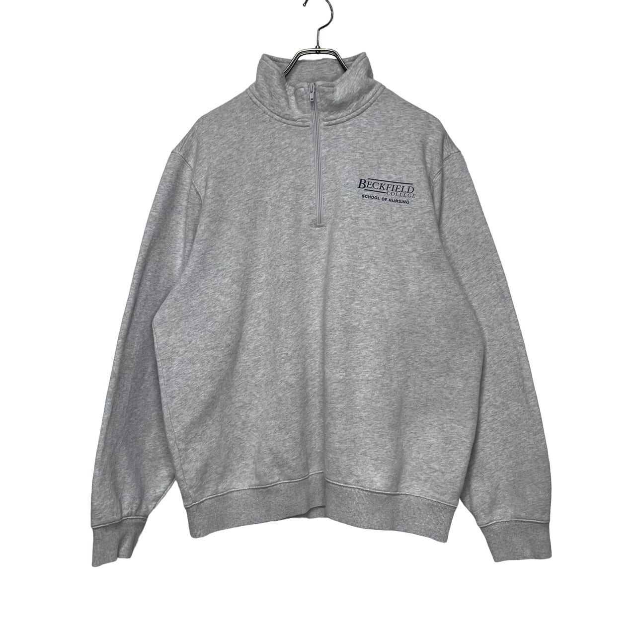 SPORT TEK ハーフジップスウェット L プリント | 古着屋OLDGREEN