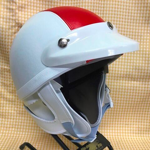 MACH マッハ ヘルメット FB レッド バイザー付 LL（60cm） | タウン