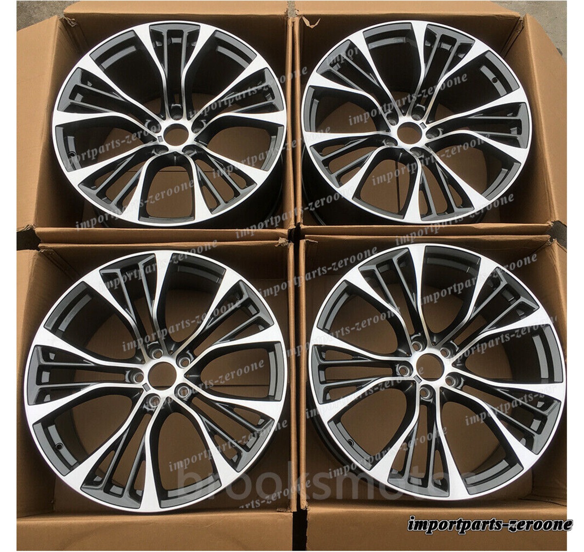 BMW X5 E70 F15 X6 E71 F16 599 4 個セット 20インチ グレースタイル