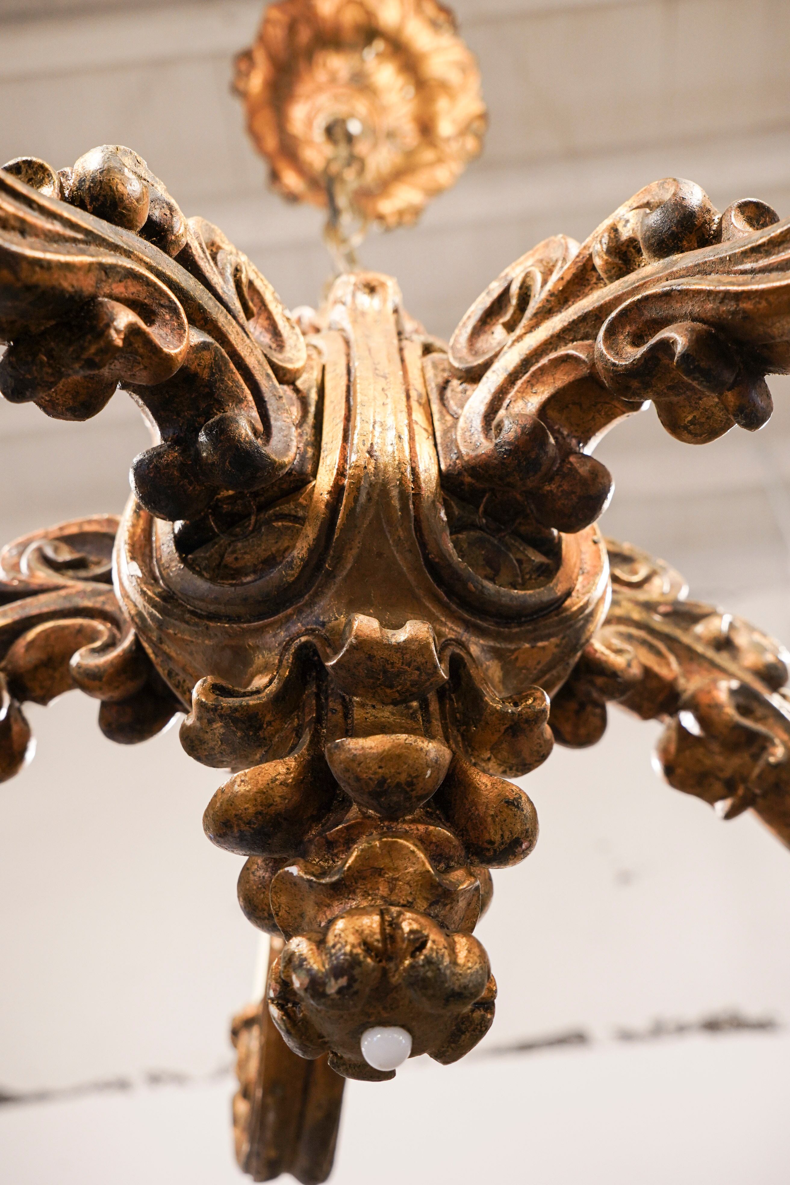 シャンデリア/5灯シャンデリア/アンティークシャンデリア/石膏素材