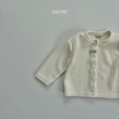 LALALAND 26/SS (Kids)Classic ribbed cardigan