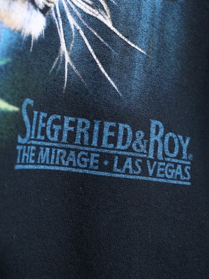 “SIEGFRIED & ROY” 虎 oversized sweatshirt