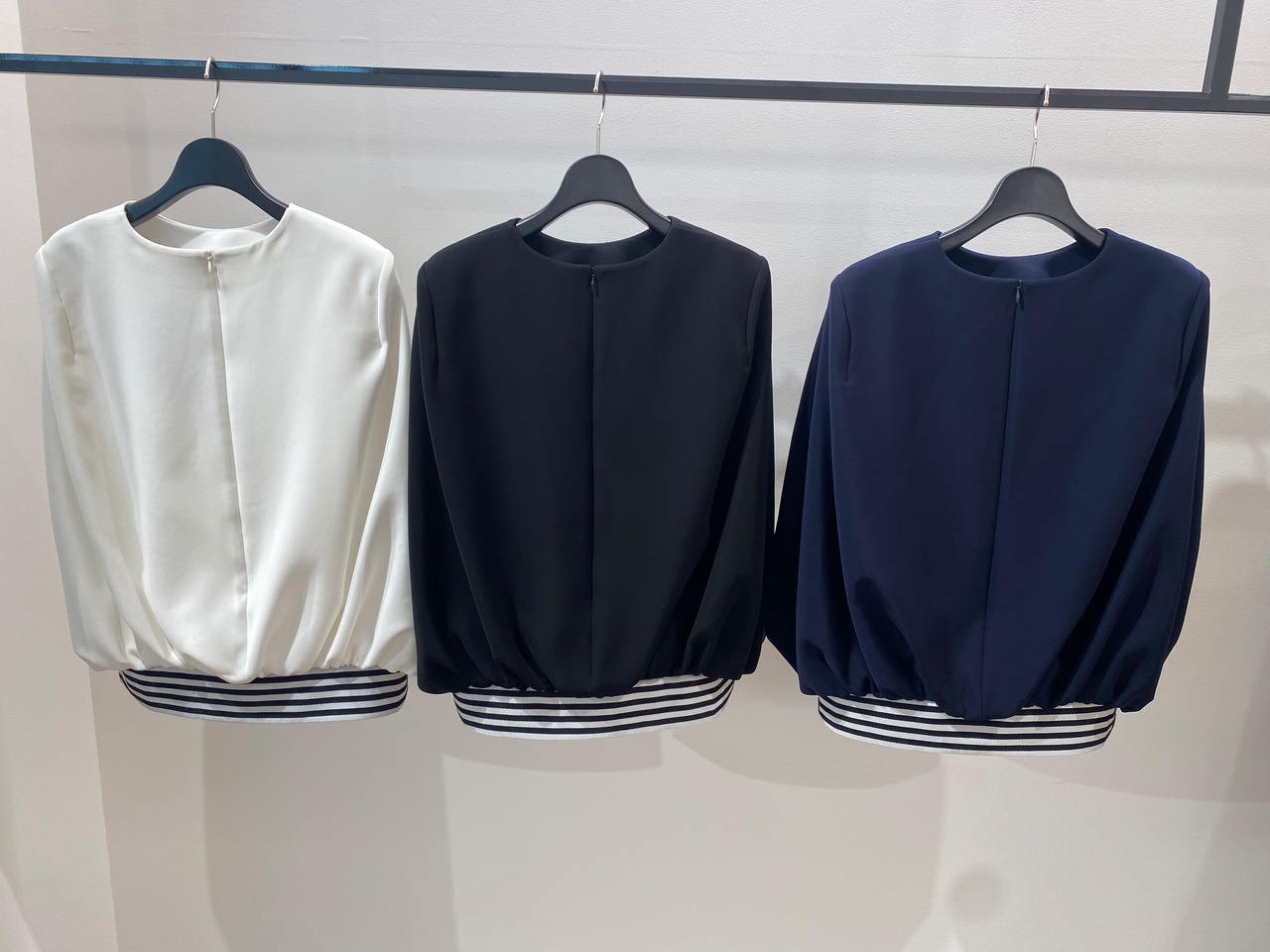 BORDERS at BALCOMY CAPE BLOUSE 3色展開　ボーダーズアットバルコニー　ケープブラウス