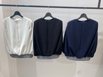BORDERS at BALCOMY CAPE BLOUSE 3色展開　ボーダーズアットバルコニー　ケープブラウス