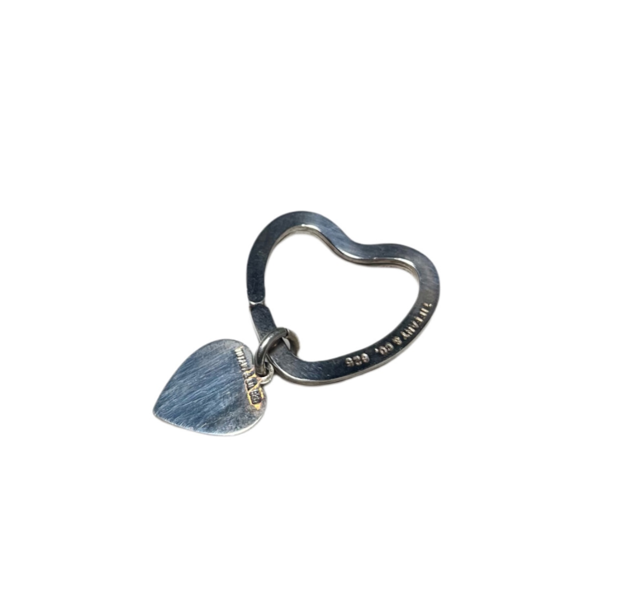 TIFFANY silver key-ring “open heart” (1)