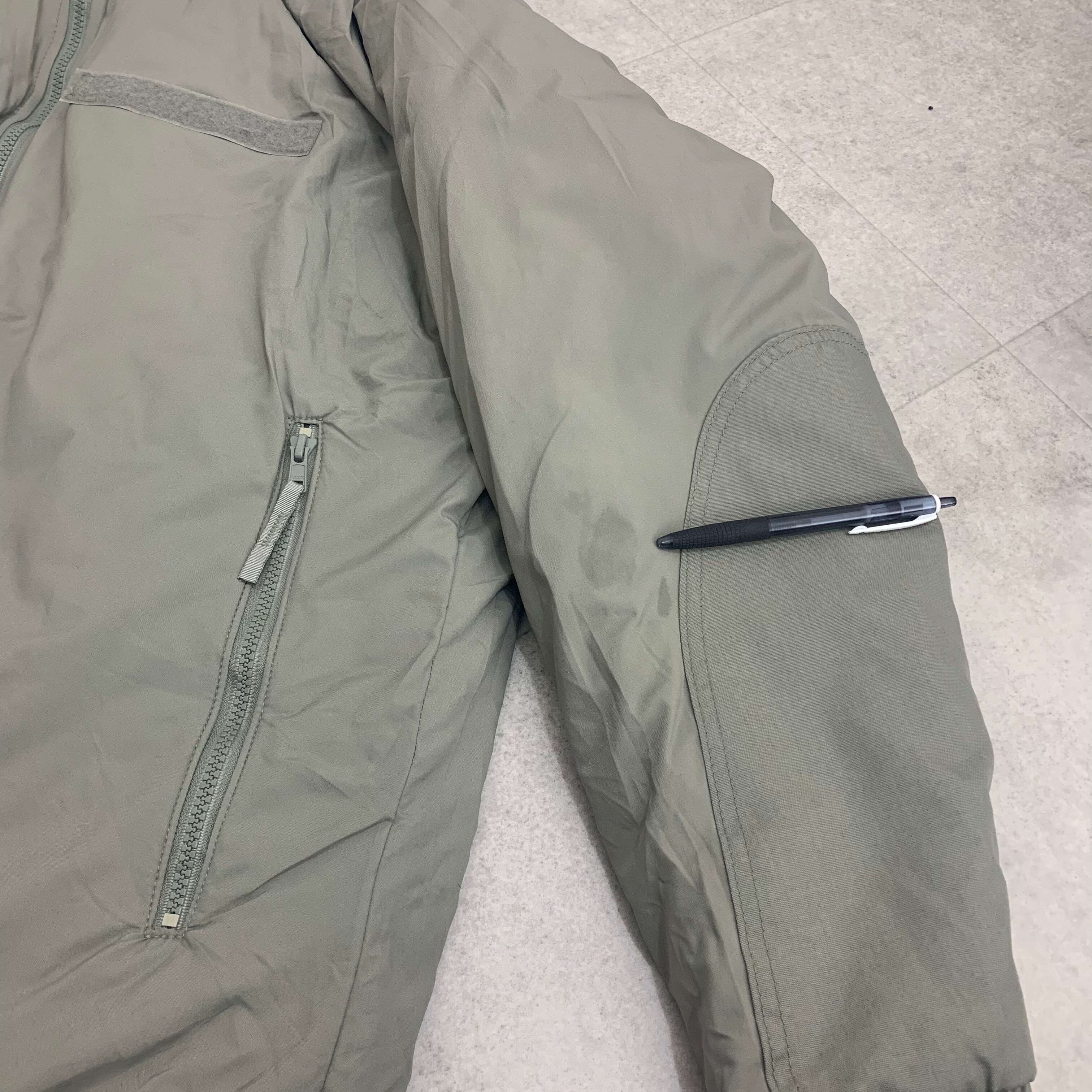 テニア製 プリマロフト level7 ダウンジャケット ミリタリー レベル7