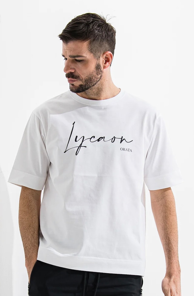ORATA / LYCAON crew T(WHITE) / Tシャツ