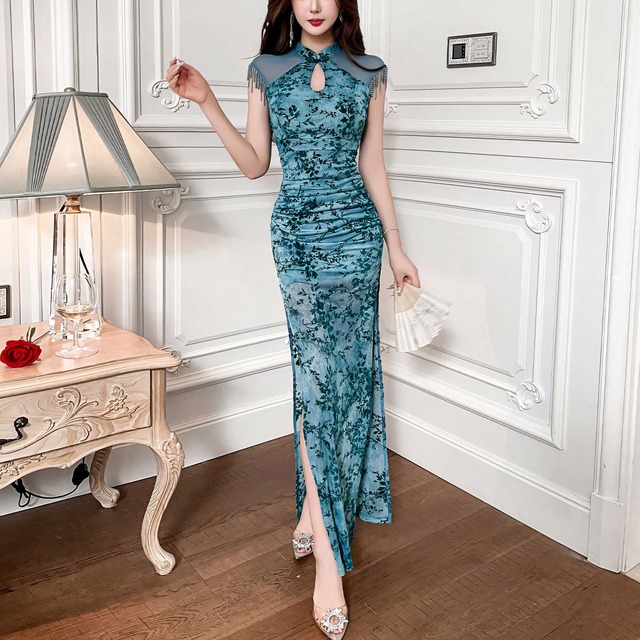 チャイナドレス ～3XL（2色） K2497