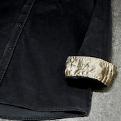 fade black corduroy shirt