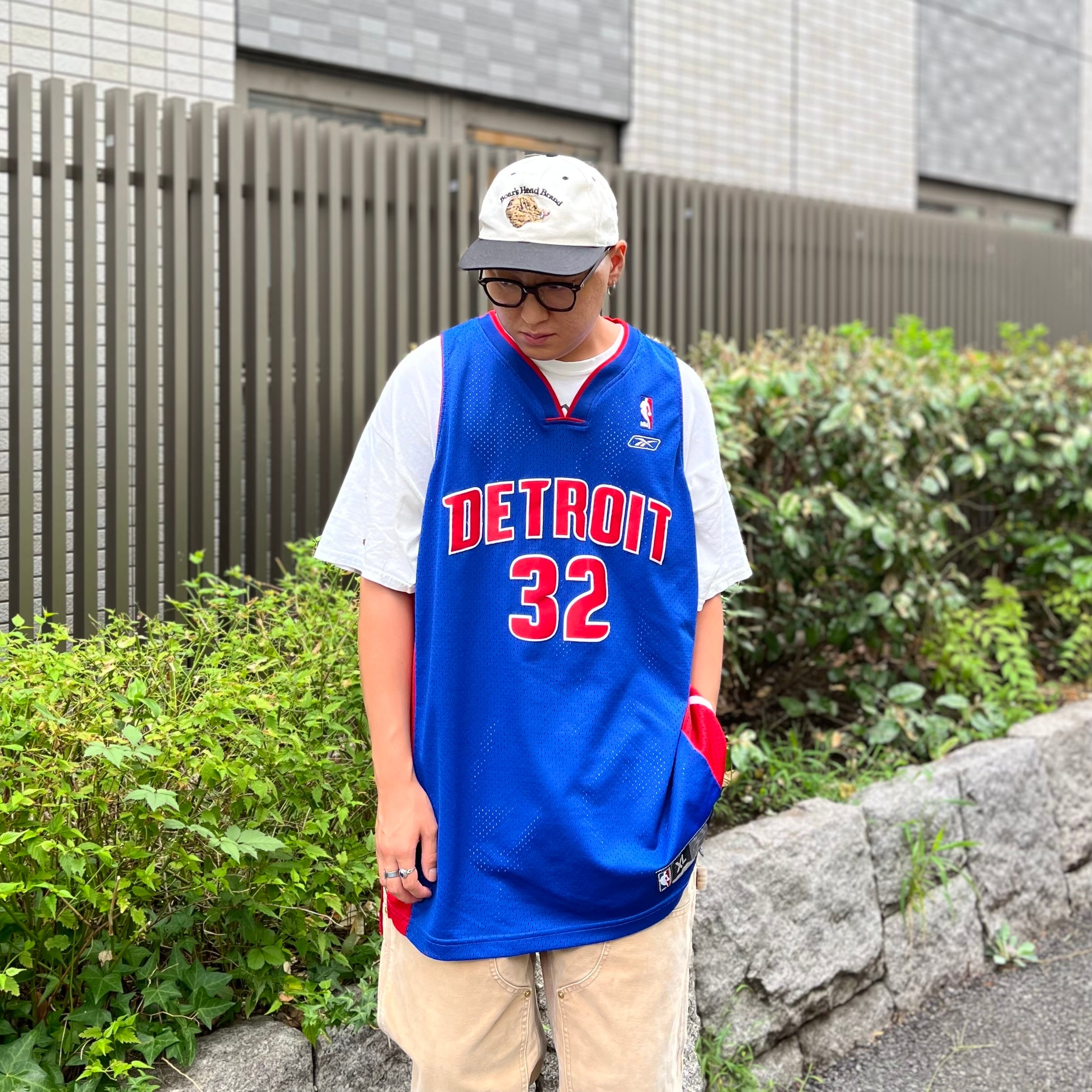 size:XL【 DETROIT 】デトロイト リーボック ハミルトン NBA