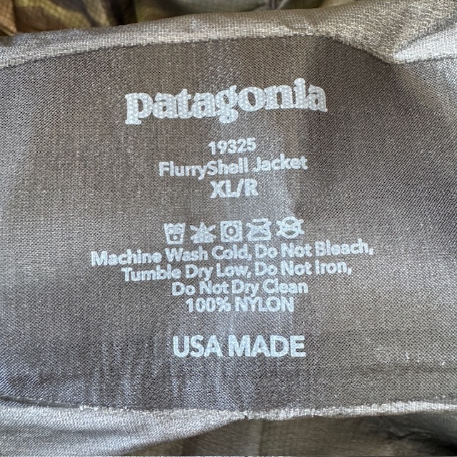 パタゴニア フラーリー シェルジャケット ロストアロー Patagonia Lost Arrow Flurry Shell Jacket デッドストック マルチカム 迷彩 ミリタリー XL 画像6