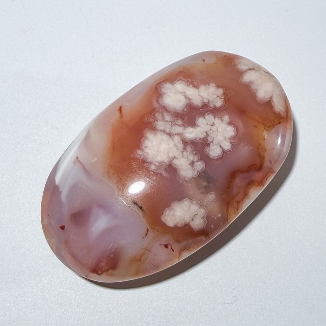 ピンクアメジストフラワーアゲート03 パーム ＊ Flower Agate ＊ 天然石
