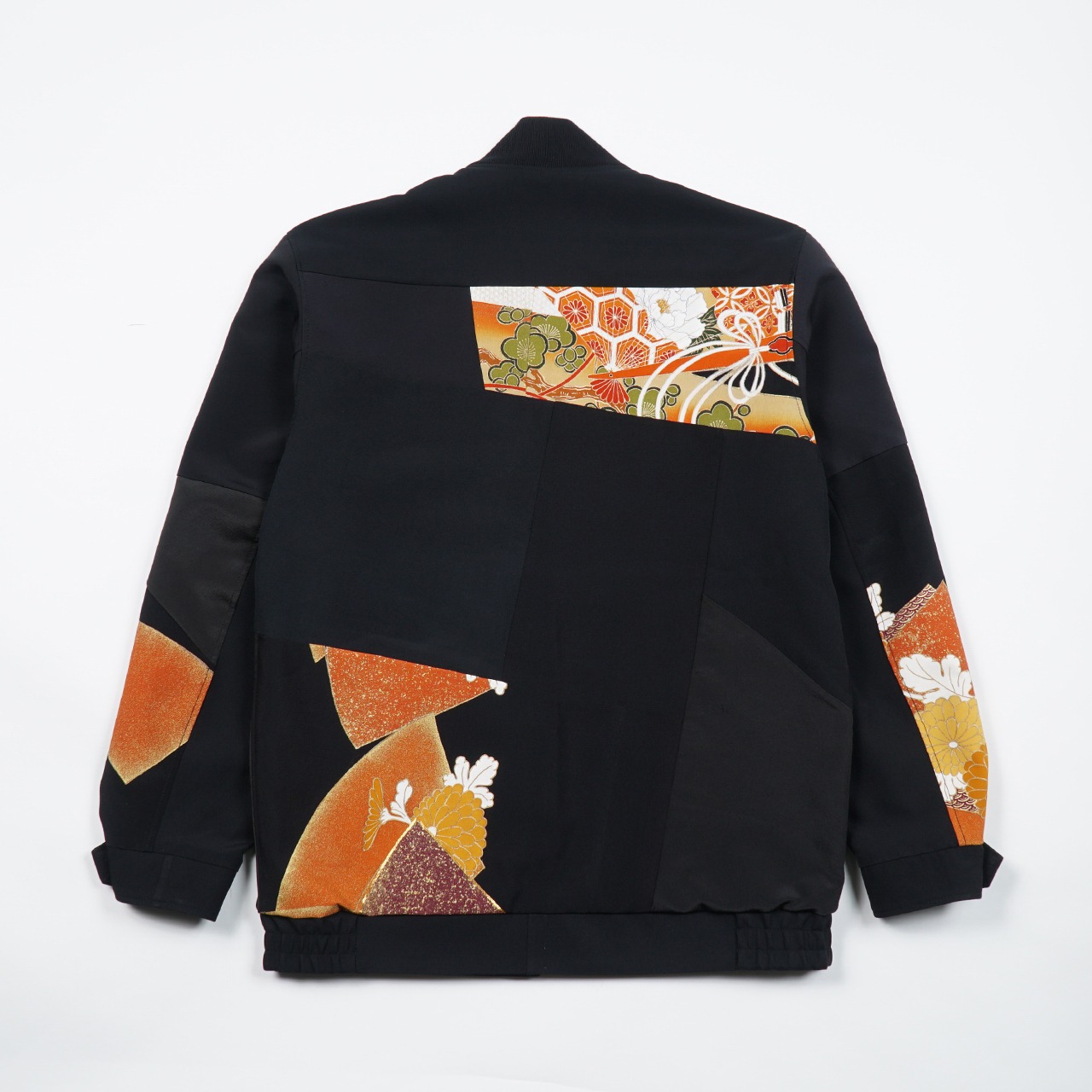 【BJK-M0010】Msize再構築リバーシブル着物ボンバー  KIMONO REVERSIBLE BOMBER JACKET